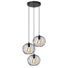 Hanglampen<Lucide Hanglamp Danza Zwart - 3 x E27 - Ø 50 cm