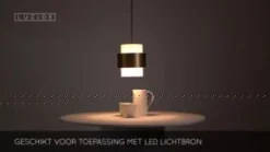 Hanglampen<Lucide Hanglamp Firmin Goud - E27 - Ø 20 cm