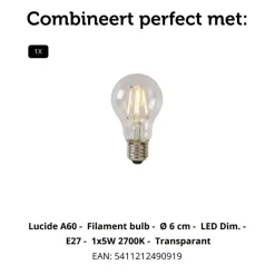 Hanglampen<Lucide Hanglamp Firmin Goud - E27 - Ø 30 cm
