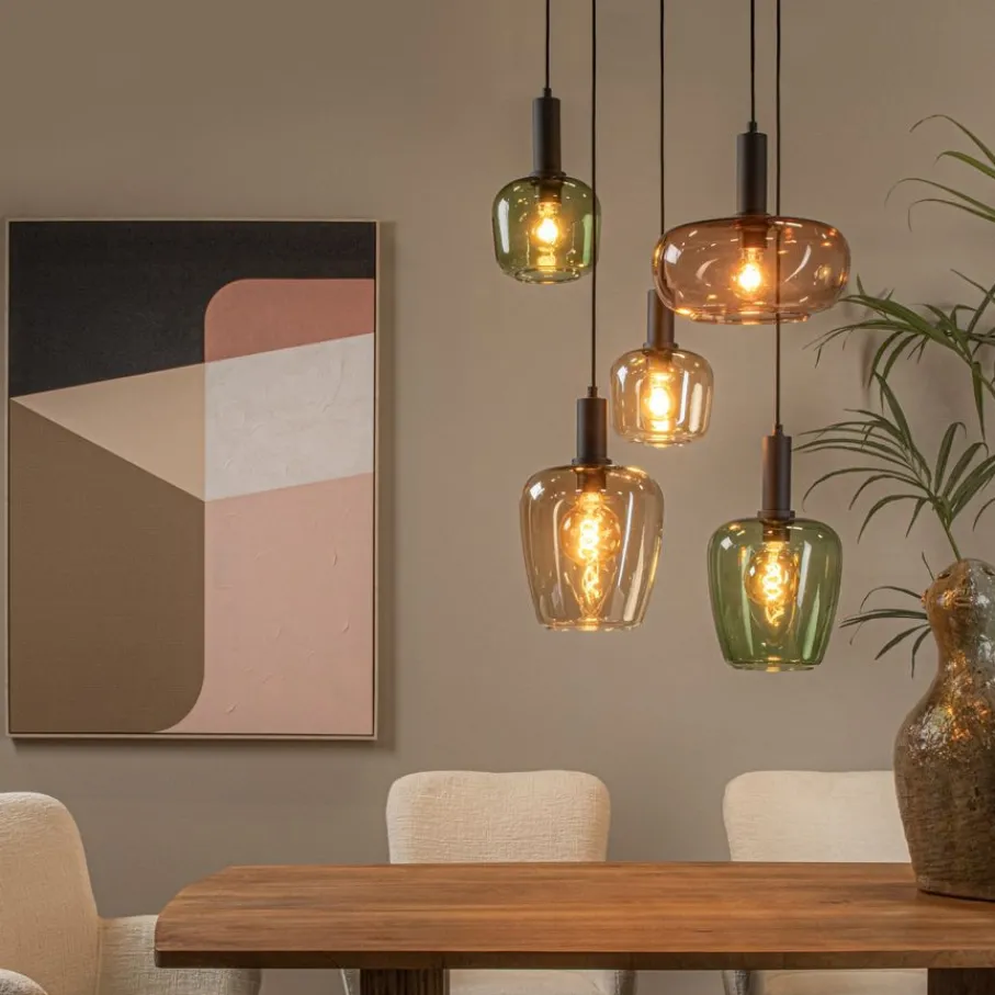 Hanglampen<Lucide Hanglamp Ilona Multi - 5 x E27 - Ø 65 cm
