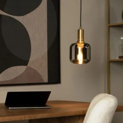 Hanglampen<Lucide Hanglamp Joanet Zwart - E27 - Ø 16 cm
