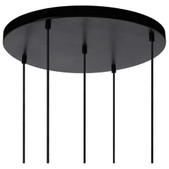 Hanglampen<Lucide Hanglamp Joanet Zwart - 5 x E27 - Ø 66 cm