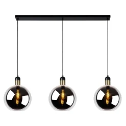 Hanglampen<Lucide Hanglamp Julius Zwart - 3 x E27 - 105 cm breed