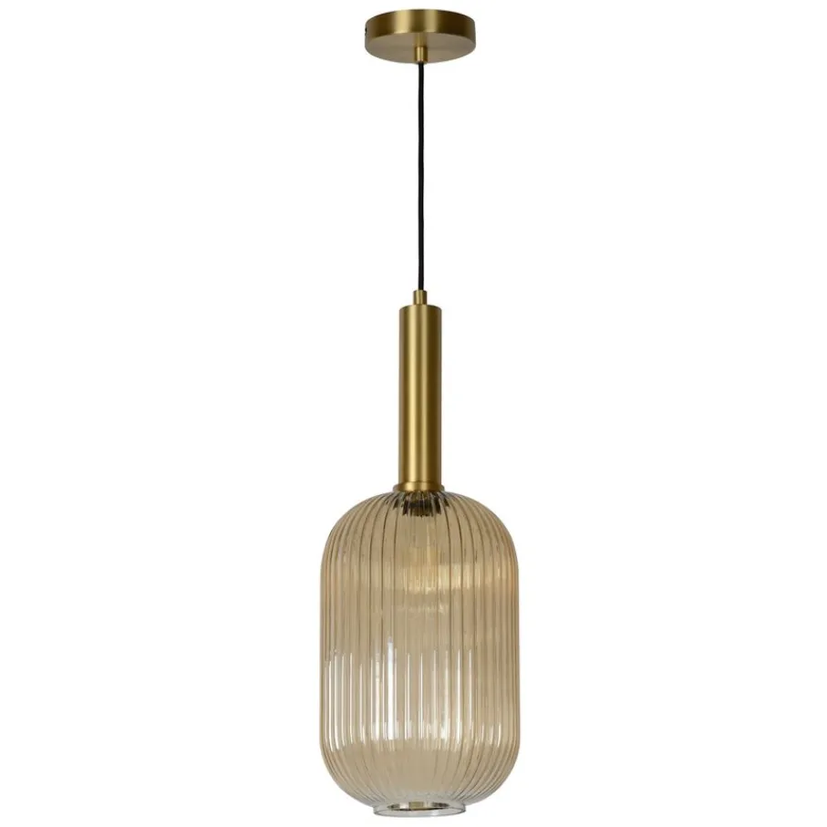 Hanglampen<Lucide Hanglamp Maloto Goud - E27 - Ø 20 cm