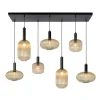 Hanglampen<Lucide Hanglamp Maloto Goud - 7 x E27 - 150 cm breed