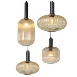 Hanglampen<Lucide Hanglamp Maloto Goud - 7 x E27 - 150 cm breed