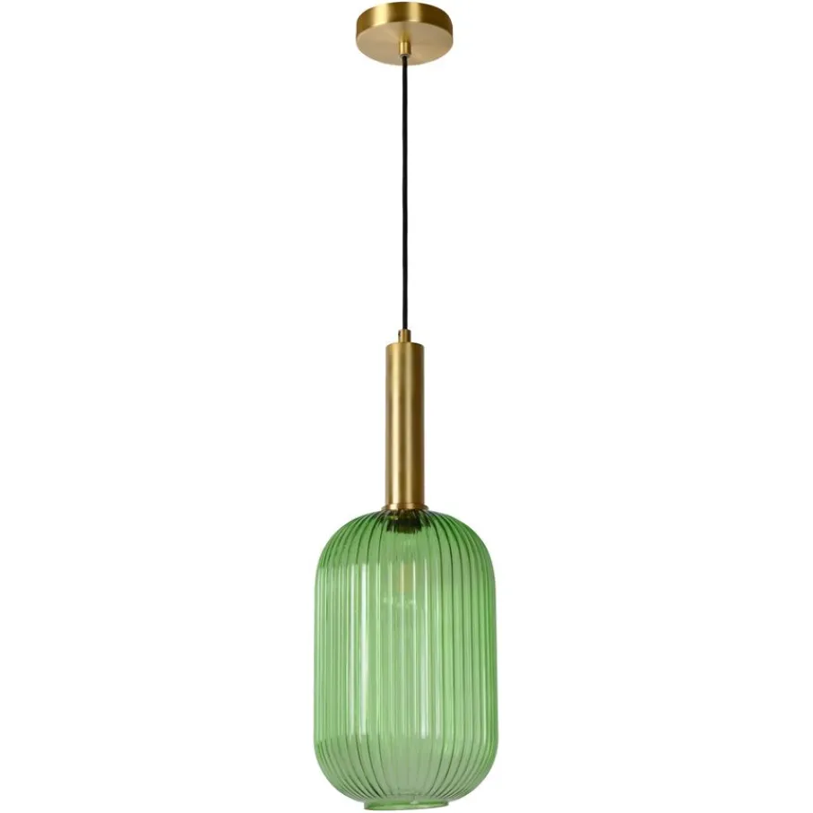 Hanglampen<Lucide Hanglamp Maloto Groen - E27 - Ø 20 cm