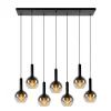 Hanglampen<Lucide Hanglamp Marius Zwart - 7 x E27 - 130 cm breed