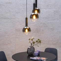 Hanglampen<Lucide Hanglamp Marius Zwart - 3 x E27 - Ø 49 cm