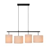 Hanglampen<Lucide Hanglamp Maya Beige - 4 x E27 - 107 cm breed