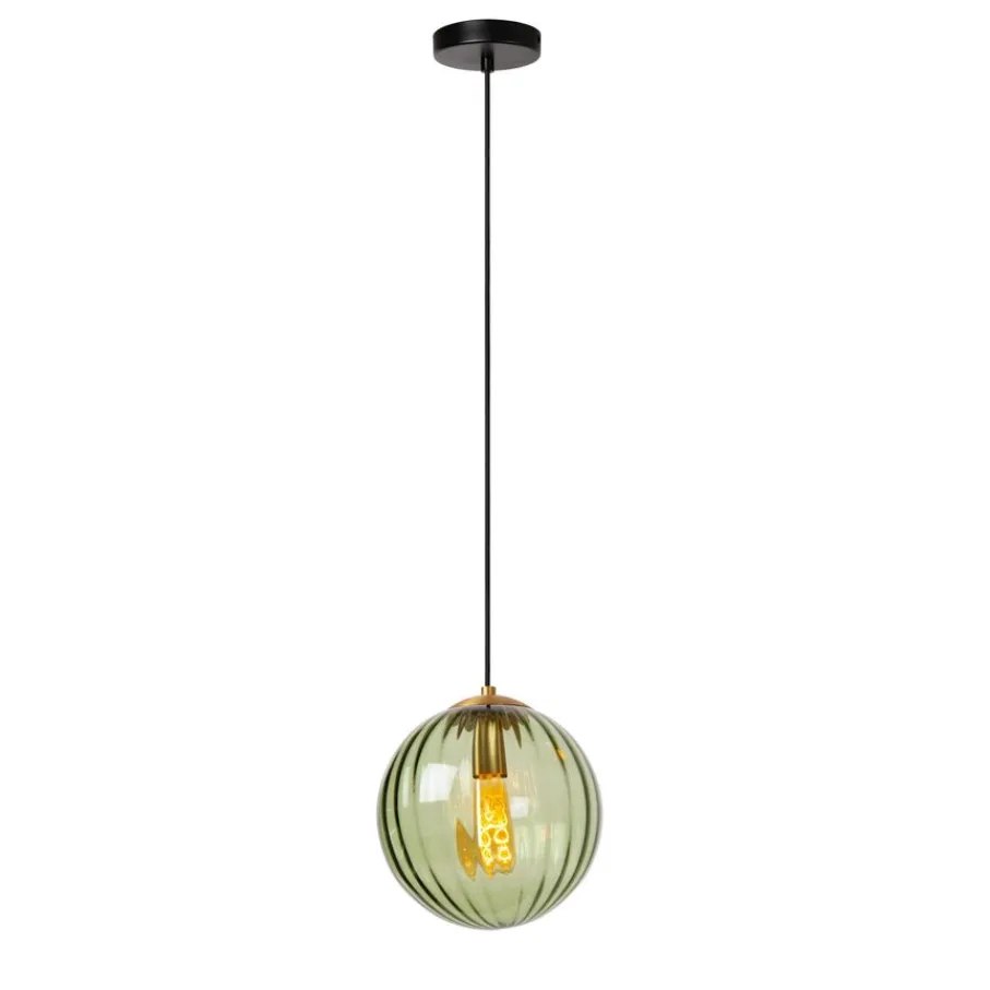 Hanglampen<Lucide Hanglamp Monsaraz Groen - E27 - Ø 25 cm
