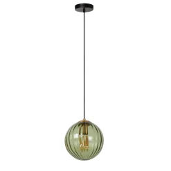 Hanglampen<Lucide Hanglamp Monsaraz Groen - E27 - Ø 25 cm