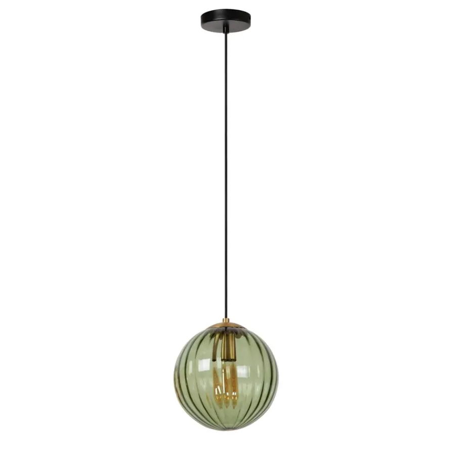 Hanglampen<Lucide Hanglamp Monsaraz Groen - E27 - Ø 25 cm