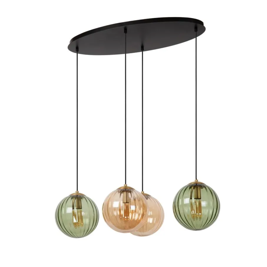 Hanglampen<Lucide Hanglamp Monsaraz Multi - 4 x E27 - 95 cm breed