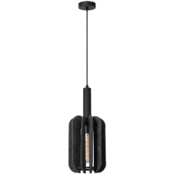 Hanglampen<Lucide Hanglamp Rafal Grijs - E27 - Ø 20 cm