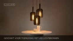 Hanglampen<Lucide Hanglamp Rafal Grijs - 3 x E27 - Ø 50 cm