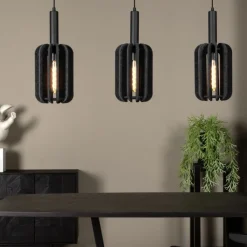 Hanglampen<Lucide Hanglamp Rafal Grijs - 3 x E27 - 98 cm breed
