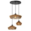 Hanglampen<Lucide Hanglamp Yunkai Naturel - 3 x E27 - Ø 50 cm