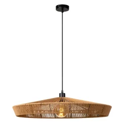 Hanglampen<Lucide Hanglamp Yunkai Naturel - E27 - Ø 70 cm