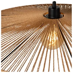 Hanglampen<Lucide Hanglamp Yunkai Naturel - E27 - Ø 50 cm
