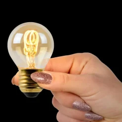 Lichtbronnen<Lucide Lichtbron G45 Amber - E27 - Ø 4,5 cm