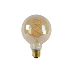 Lichtbronnen<Lucide Lichtbron G95 Amber - E27 - Ø 9,5 cm