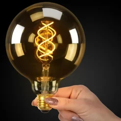 Lichtbronnen<Lucide Lichtbron G125 Amber - E27 - Ø 12,5 cm