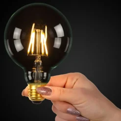 Lichtbronnen<Lucide Lichtbron G80 Class A Transparant - E27 - Ø 8 cm