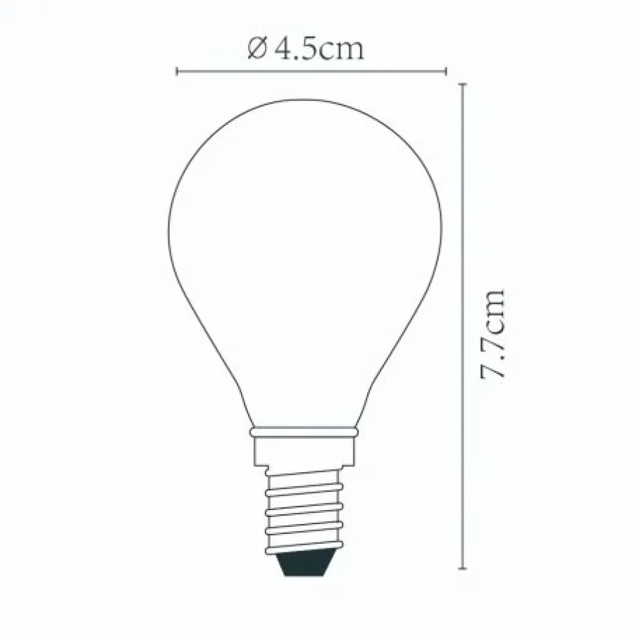 Lichtbronnen<Lucide Lichtbron P45 Transparant - E14 - Ø 4,5 cm