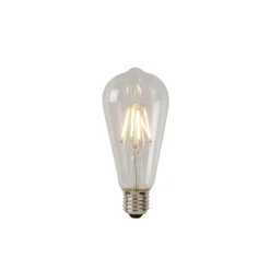 Lichtbronnen<Lucide Lichtbron ST64 Class A Transparant - E27 - Ø 6,4 cm