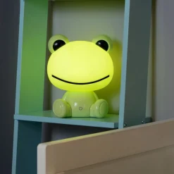 Kinderlampen<Lucide Oplaadbare Kinderlamp Dodo Frog Groen - LED - 25 cm hoog