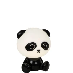 Kinderlampen<Lucide Oplaadbare Kinderlamp Dodo Panda Zwart - LED - 26 cm hoog