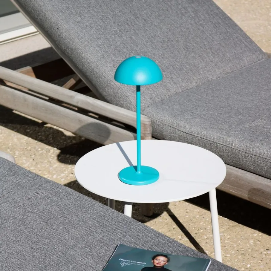 Tafellampen<Lucide Oplaadbare Tafellamp Joy Turkoois - LED - 32 cm hoog