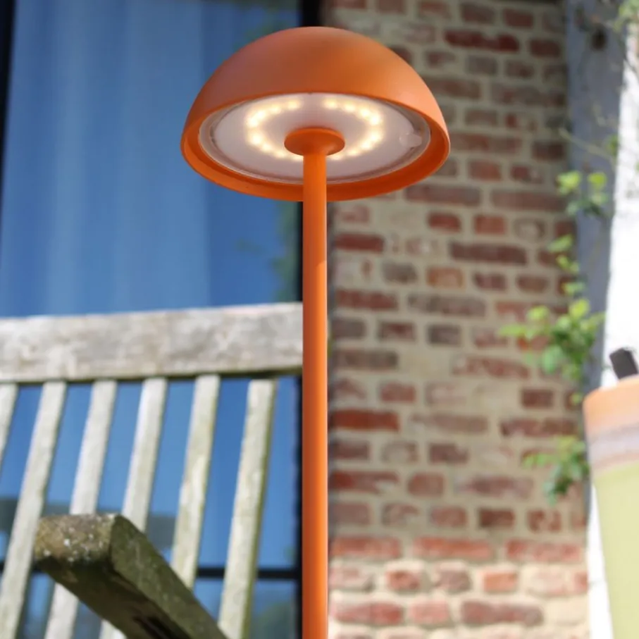 Tafellampen<Lucide Oplaadbare Tafellamp Joy Oranje - LED - 32 cm hoog