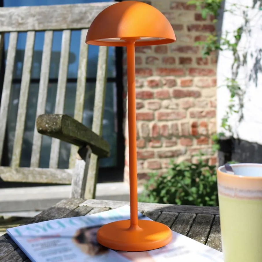 Tafellampen<Lucide Oplaadbare Tafellamp Joy Oranje - LED - 32 cm hoog