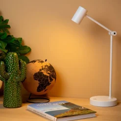 Bureaulampen|Tafellampen<Lucide Oplaadbare Tafellamp Tipik Wit - LED - 64 cm hoog