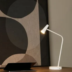 Bureaulampen|Tafellampen<Lucide Oplaadbare Tafellamp Stirling Wit - LED - 48 cm hoog