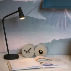 Bureaulampen|Tafellampen<Lucide Oplaadbare Tafellamp Stirling Zwart - LED - 48 cm hoog