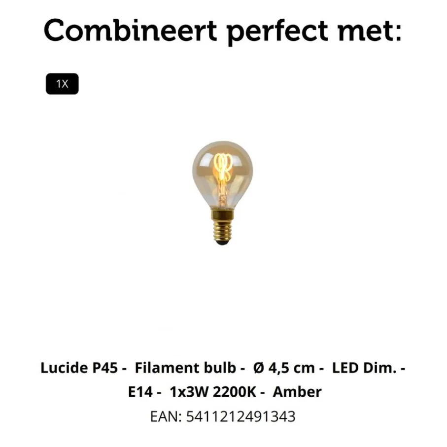 Spots<Lucide Plafondspot Alion Zwart - E14 - 10x10 cm