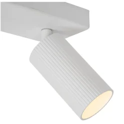 Spots<Lucide Plafondspot Clubs Wit - 2 x GU10 - 31x9 cm