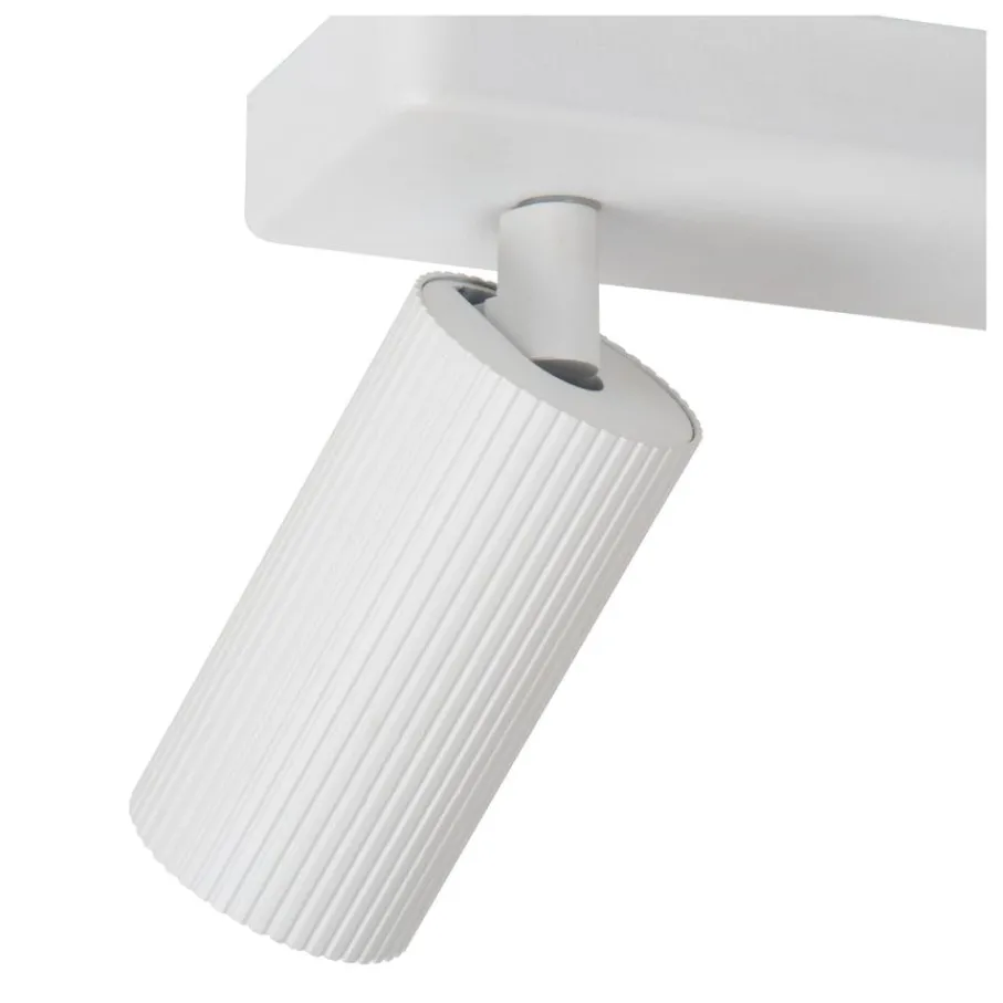 Spots<Lucide Plafondspot Clubs Wit - 2 x GU10 - 31x9 cm