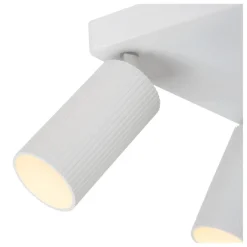 Spots<Lucide Plafondspot Clubs Wit - 4 x GU10 - 24x24 cm