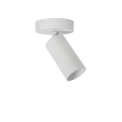 Spots<Lucide Plafondspot Clubs Wit - GU10 - Ø 10 cm