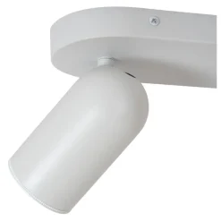 Spots<Lucide Plafondspot Punch Wit - 2 x GU10 - 26 cm breed