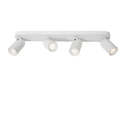 Spots<Lucide Plafondspot Punch Wit - 2 x GU10 - 63 cm breed