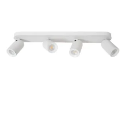 Spots<Lucide Plafondspot Punch Wit - 2 x GU10 - 63 cm breed