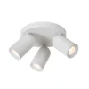 Spots<Lucide Plafondspot Punch Wit - 3 x GU10 - Ø 21 xm