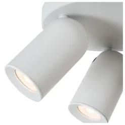 Spots<Lucide Plafondspot Punch Wit - 3 x GU10 - Ø 21 xm