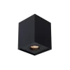 Spots<Lucide Plafondspot Tube Zwart - GU10 - 10x10 cm