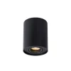 Spots<Lucide Plafondspot Tube Zwart - GU10 - Ø 10 cm